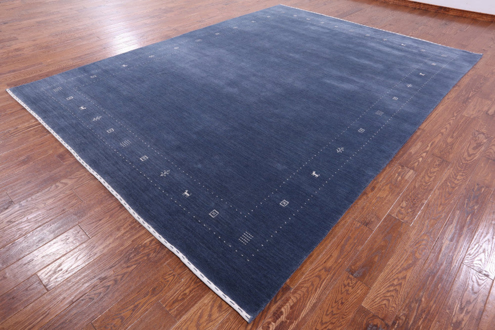 Persian Gabbeh Hand Knotted Wool Rug 9' 0" X 12' 0" Q11369