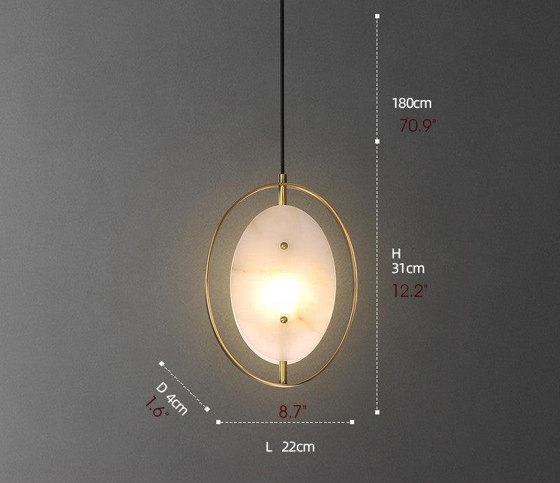 MIRODEMIÂ® Erli | Shining LED Pendant Light for Dining Room