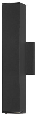 Maxim 86422 Culvert 15" Tall Compliant LED Outdoor Wall Sconce - Black