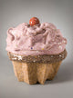 Strawberry Cupcake Glass mosaic Sculpture