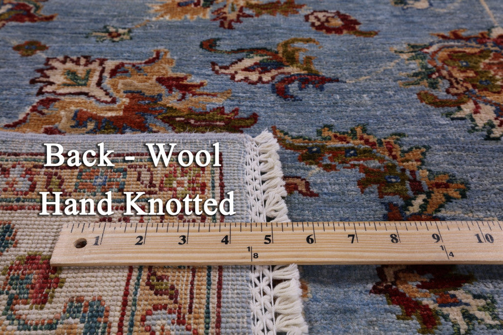 5' 0" X 6' 8" Persian Tabriz Hand Knotted Wool Rug Q10015