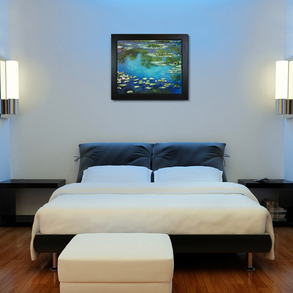 Water Lilies, New Age Black Frame 20"x24"