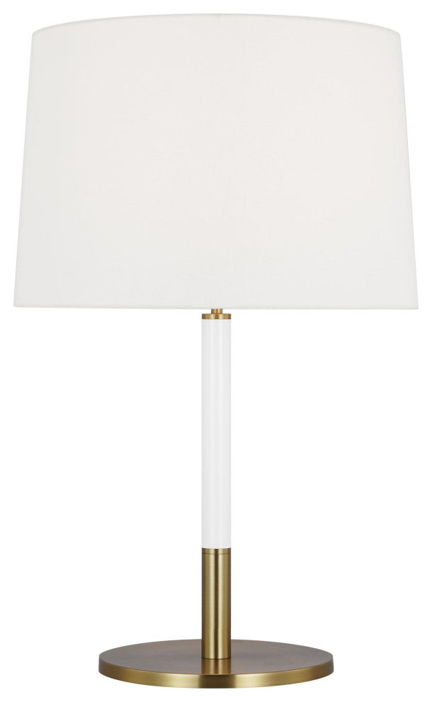 Monroe Medium Table Lamp, Burnished Brass