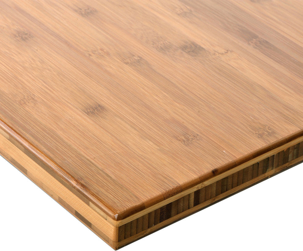 Natural Bamboo Thick Table Top, Natural, 30"x60"x1.375"
