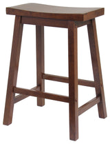 Satori Saddle Seat Counter Stool, Walnut
