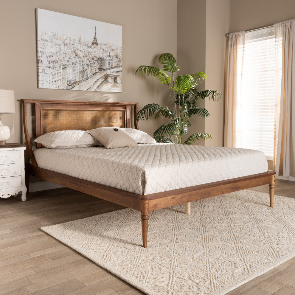 Loreta Transitional Queen, Walnut Brown