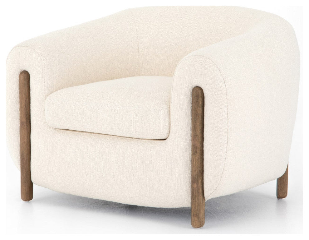 Four Hands Lyla Chair-Kerbey Ivory