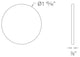 2" Diameter Lens Color Filter, Red