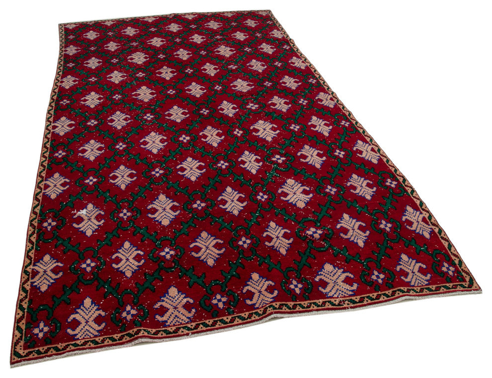 Rug N Carpet - Hand-knotted Oriental 5' 8'' x 10' 0'' Unique Vintage Rug