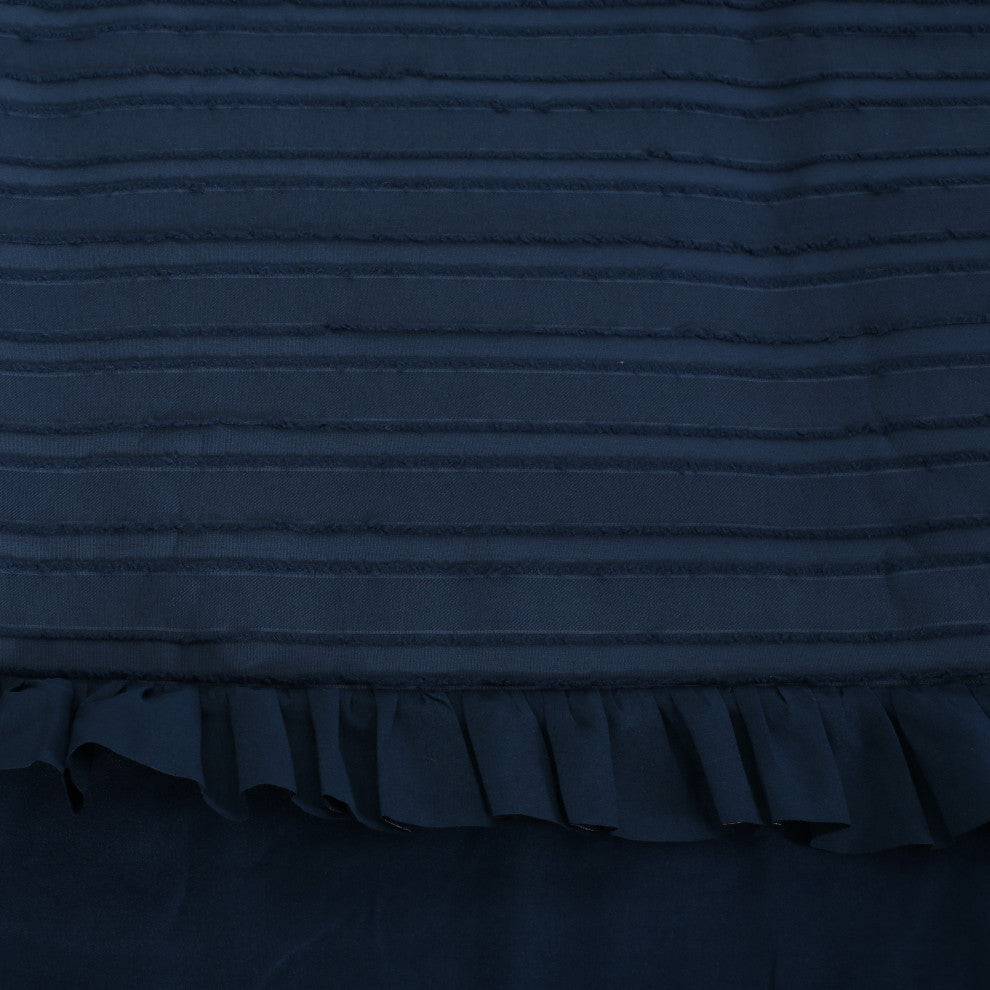 Arian Queen Size Fabric Duvet, Navy