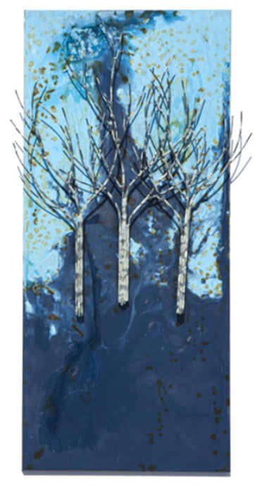 Burning Forest Wall Mountable Original Artwork