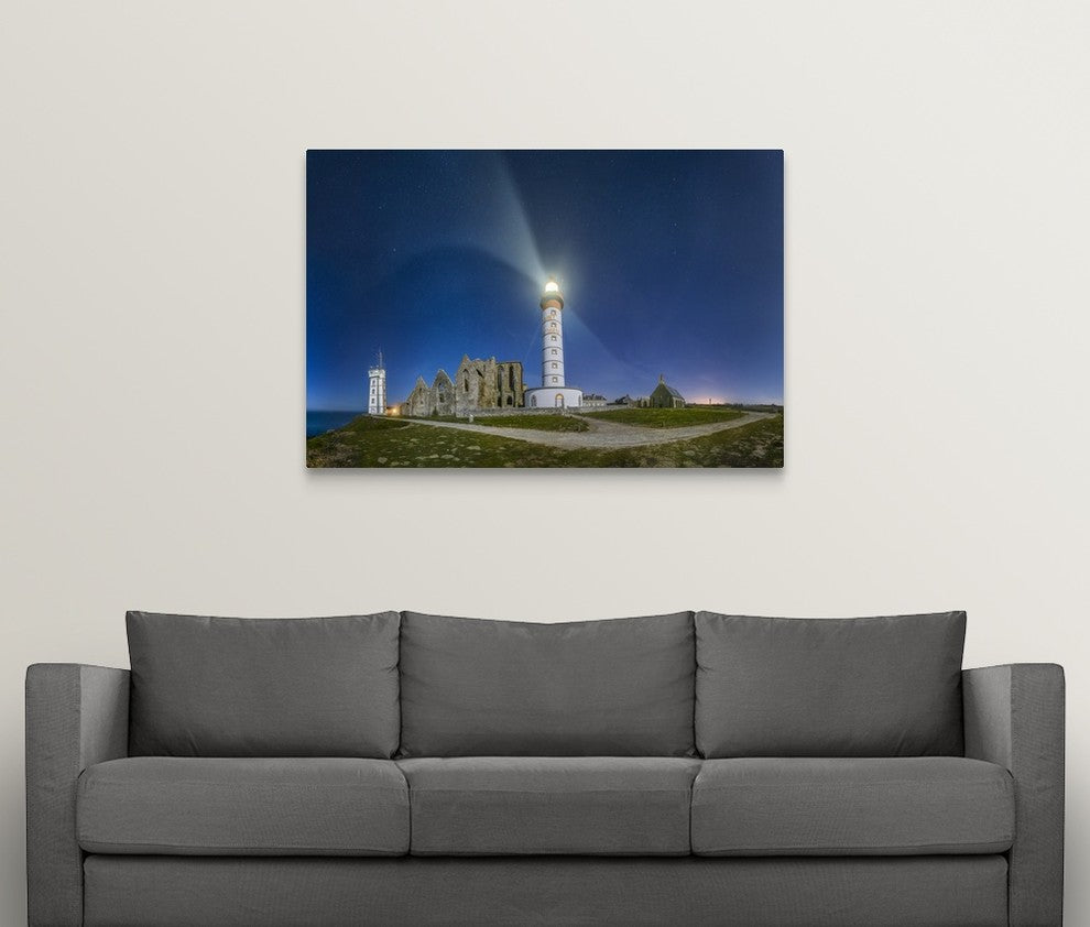 "Bretagne, Saint Mathieu IV" Wrapped Canvas Art Print, 48"x32"x1.5"