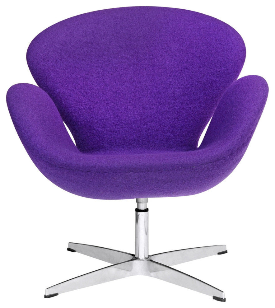 Modern Classics Swan Chair Fabric, Purple