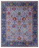 8' 2" X 10' 2" Wool & Silk Handmade Persian Rug - Q15775