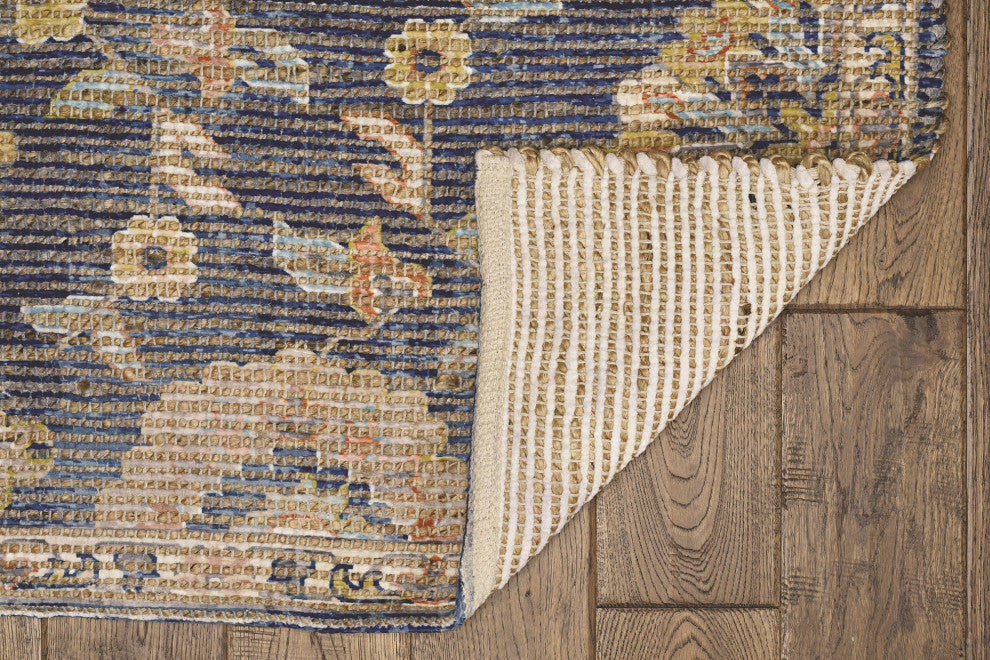 Morris Chloe Distressed Moroccan Accent Rug, Blue, 27" X 45"