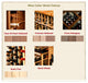 Lois Wine Rack, Dark Walnut
