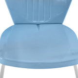 Griffith 3-Piece Outdoor Bistro Set, Sky Blue Gloss