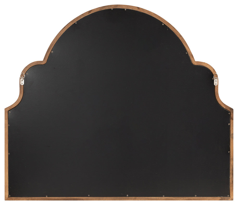 Hogan Arch Framed Mirror, Rustic Brown, 36"x30"