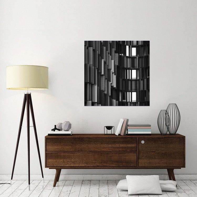 "Grays Break Up" Stretched Canvas Giclee by Gabriele Cavazzini, 40x40"