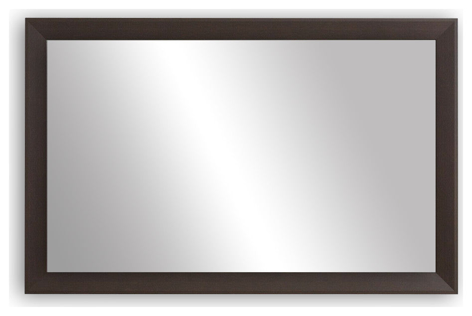 LaRue Framed Wall Mirror, Espresso, 28" X 60"