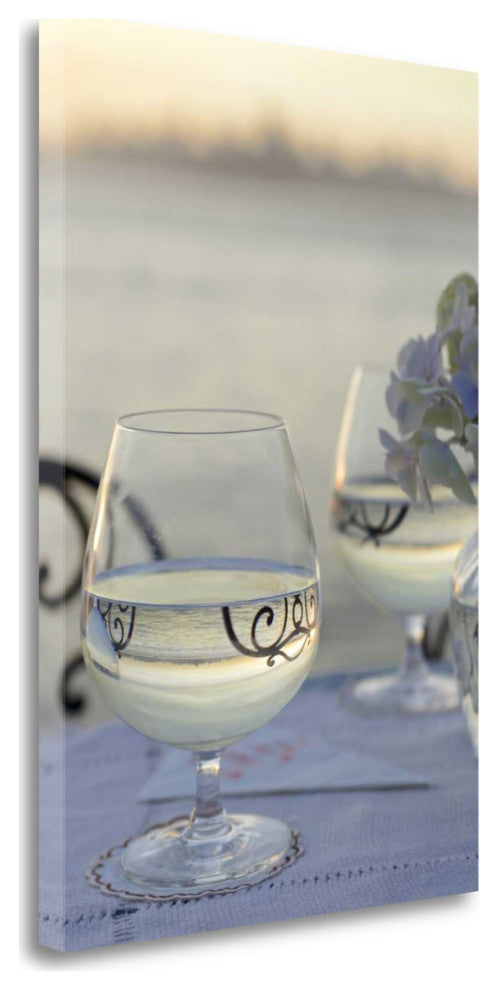 Up Close Single Glass 3 Giclee Wrap Canvas Wall Art