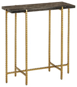 Flying Marble Gold Side Table