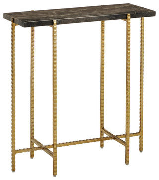 Flying Marble Gold Side Table