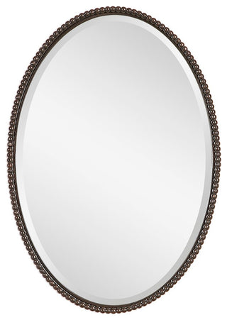 Uttermost Sherise Bronze Oval Mirror, 1101B