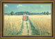 Kazimir Malevich Three Women on the Road - 16" x 24" Framed Premium Canvas Print