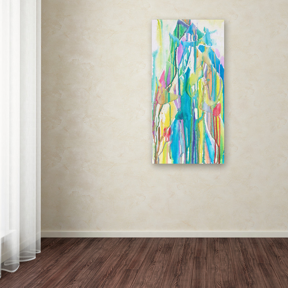 Lauren Moss 'Serendipity' Canvas Art, 16"x32"