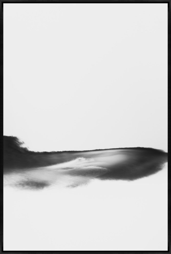 30x45 Lenticular Clouds XX, Framed Artwork, Black