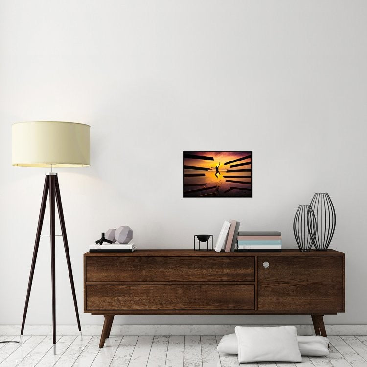 "Freedom" Framed Canvas Giclee by Christophe Kiciak, 23x16"