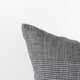 Mercana "Ramone" 20x20 Black & White Fabric Decorative Pillow Cover
