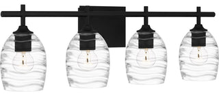 Quoizel LCY8629 Lucy 4 Light 29"W Vanity Light - Matte Black