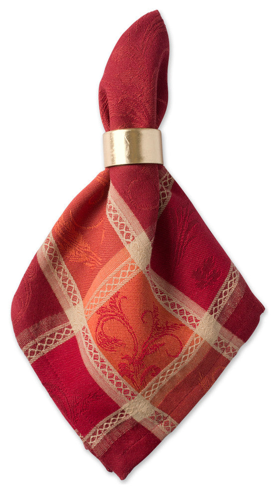 DII Harvest Wheat Jacquard Napkin, Set of 6