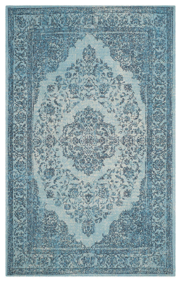 Safavieh Classic Vintage Collection CLV121 Rug, Blue, 9' X 12'