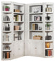 Parker House Boca 5 Piece L Shape Corner Bookcase Wall