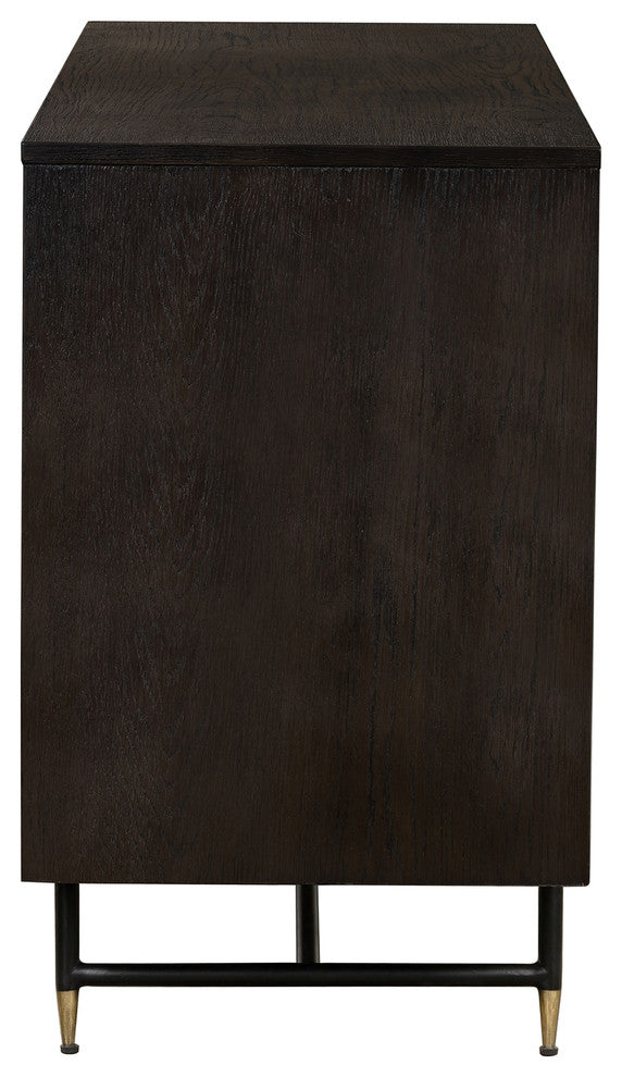 Gatsby Oak and Metal Buffet Cabinet