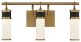 Savoy House 8-1638-3-143 Abel 3-Light LED Bathroom Vanity Light, Matte Black