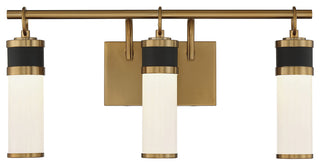 Savoy House 8-1638-3-143 Abel 3-Light LED Bathroom Vanity Light, Matte Black