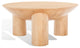 Safavieh Couture Calhoun Round Wood Coffee Table, Natural