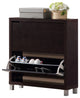 Simms Dark Brown Modern Shoe Cabinet