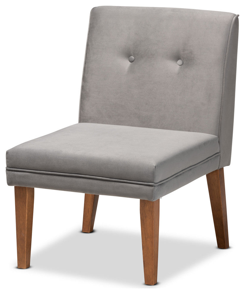 Chelsey Mid-Century Modern Dining Collection, 4-Piece Set