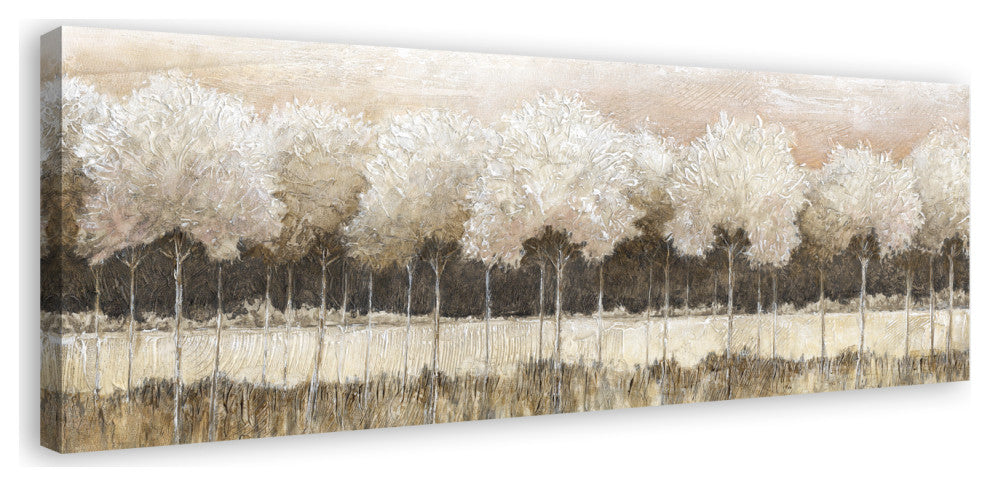 Neutral Treescape 60 x 20 Canvas Wall Art