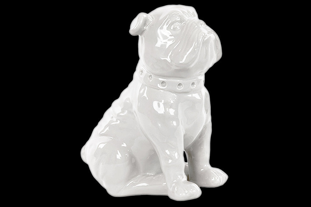 Ceramic Figurine, Gloss White
