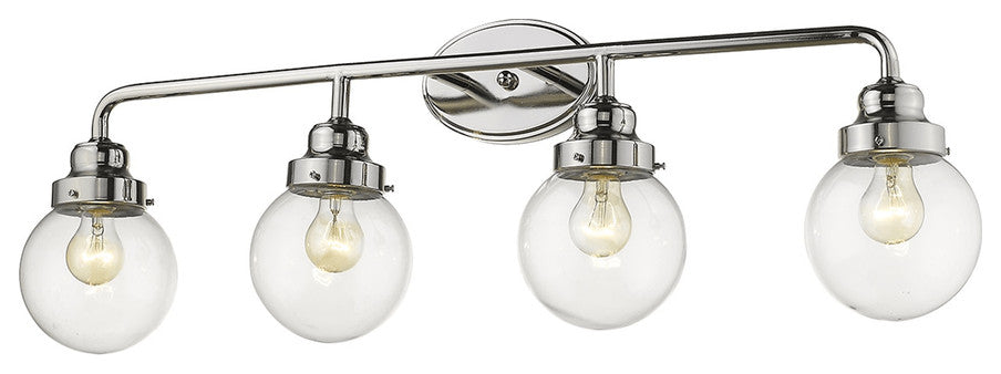 Portsmith 4-Light Polished Nickel Vanity