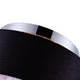 Dash Drum Shade Flush Mount, Black, 14"