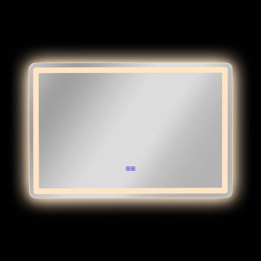 CHLOE Lighting SPECULO Back Lit LED Mirror 4000K, Warm White, 36"