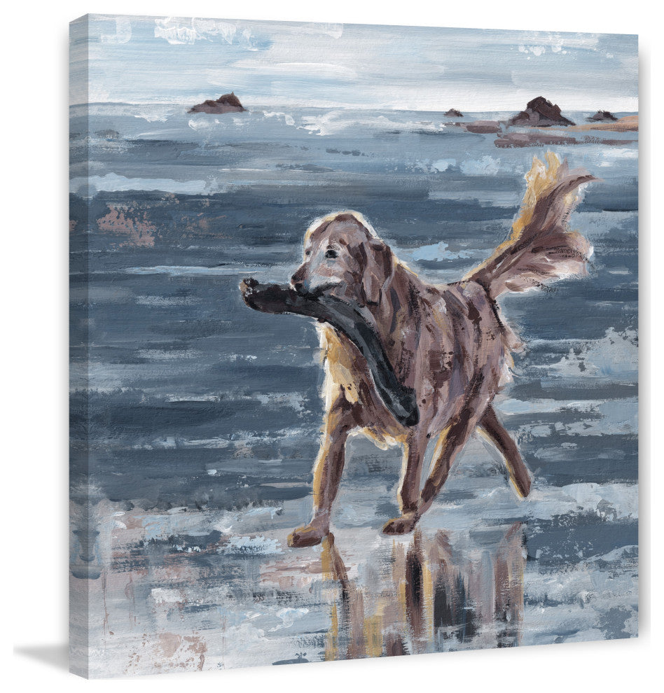 "Obedient Rosie" Painting Print on Wrapped Canvas, 24x24