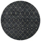Ahgly Company Indoor Round Mid-Century Modern Area Rugs, 5' Round